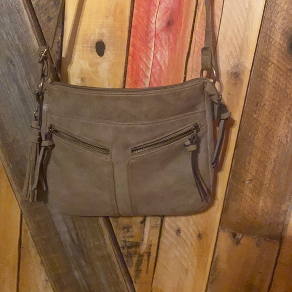 Sturdy leather crossbody - Picture 1 of 3